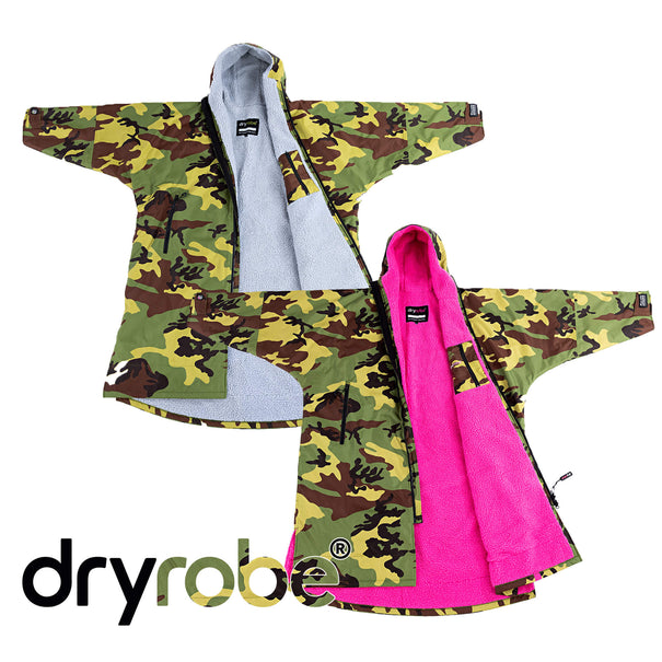 Dryrobe Advance V3 Camo Long Sleeved Changing Robe