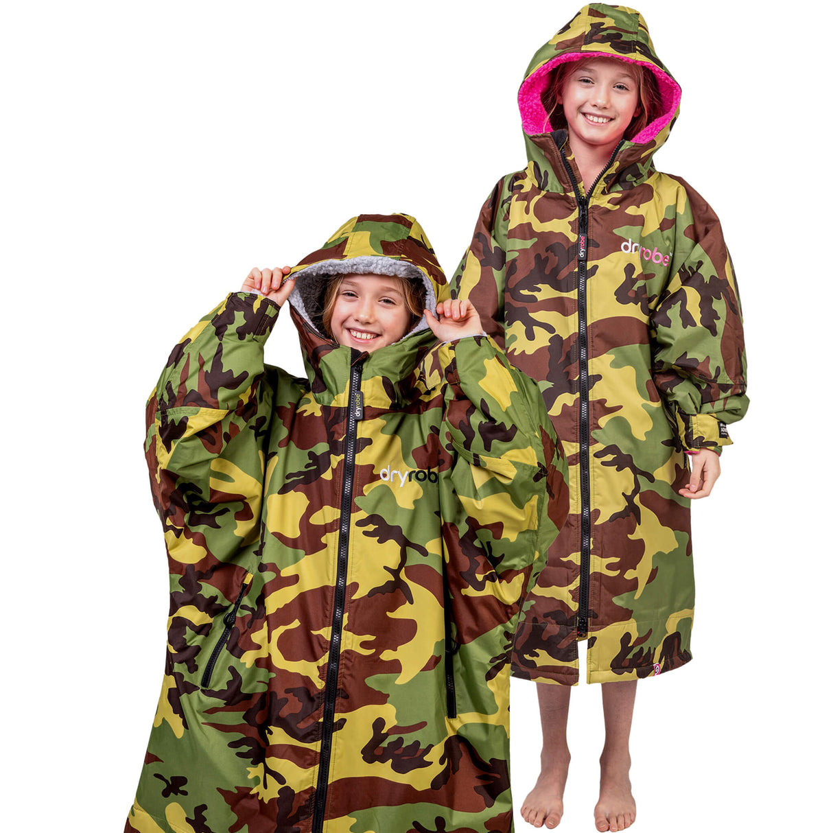 Dryrobe V3 - Kids Camo (Long Sleeved)