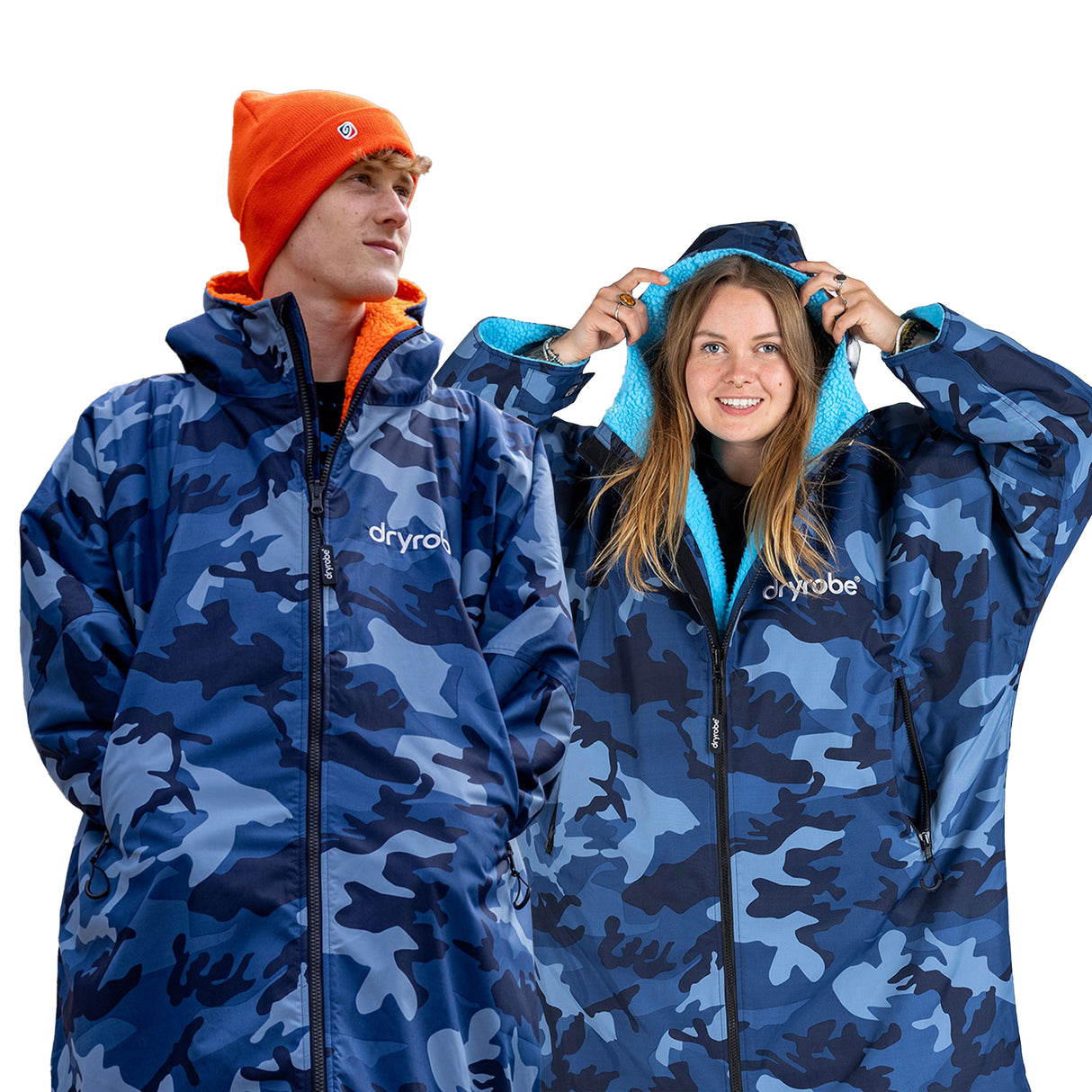 Dryrobe V3 - Blue Camo (Long Sleeved)