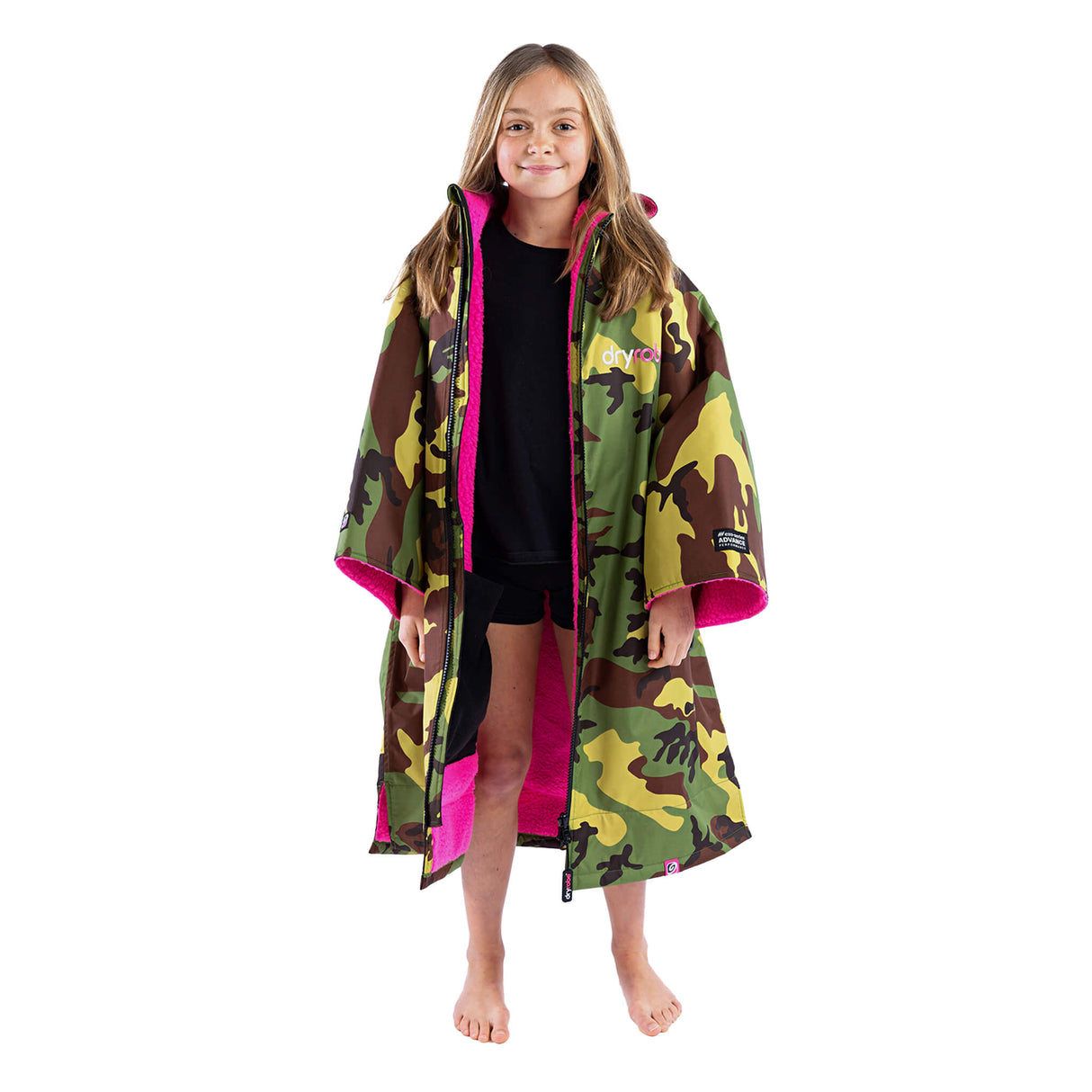 Dryrobe V3 - Kids Camo (Short Sleeved)