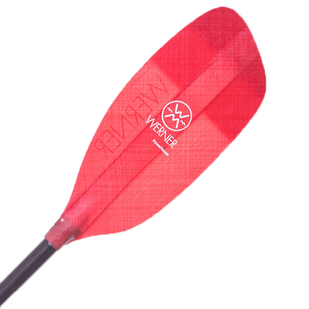 werner powerhouse paddle bent shaft glass blades 1Hand: Right Hand || Paddle Size: 194 || Colour: Red || Feather: 30