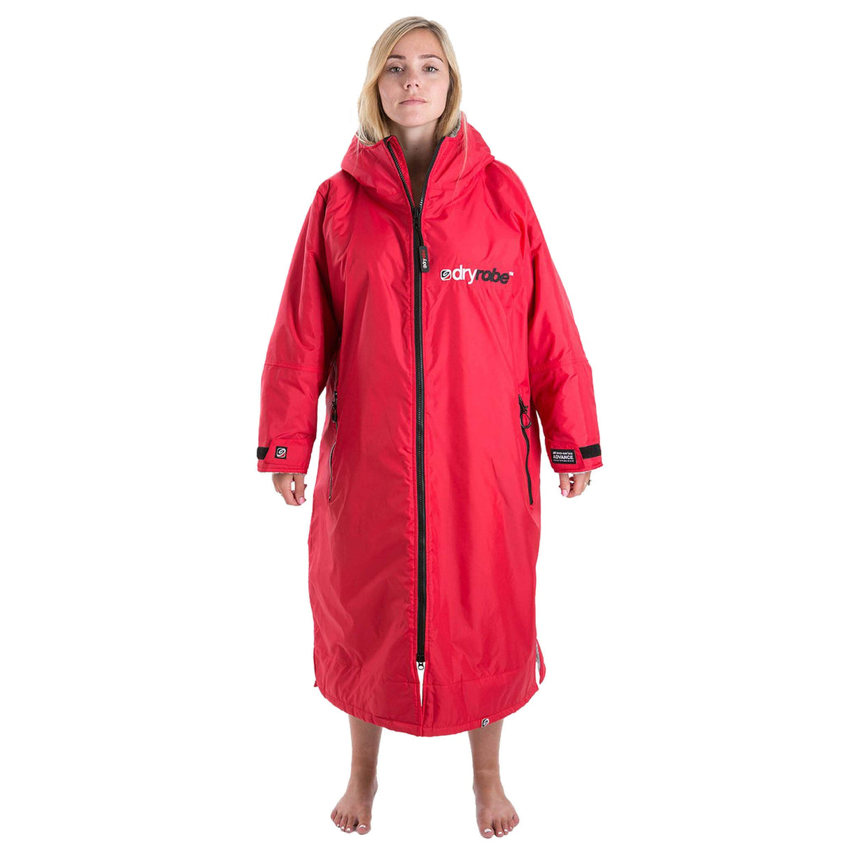 Dryrobe Red Long Sleeved Changing Robe