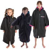 Dryrobe V3 Kids Black Short Sleeved Changing Robe